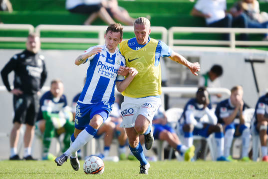 IFK Göteborgs Jakob Ankersen och Moldes Per Egil Flo