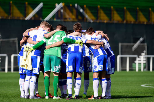 IFK Göteborgs spelare samlas