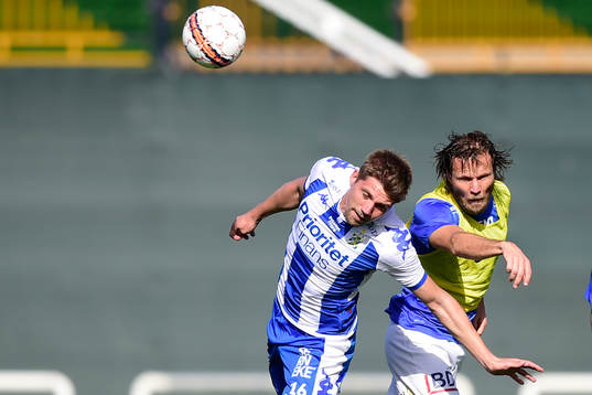 IFK Göteborgs Mikael Boman och Moldes Daniel Berg Hestad