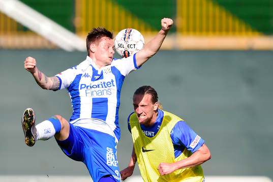 IFK Göteborgs Jakob Ankersen och Moldes Per Egil Flo