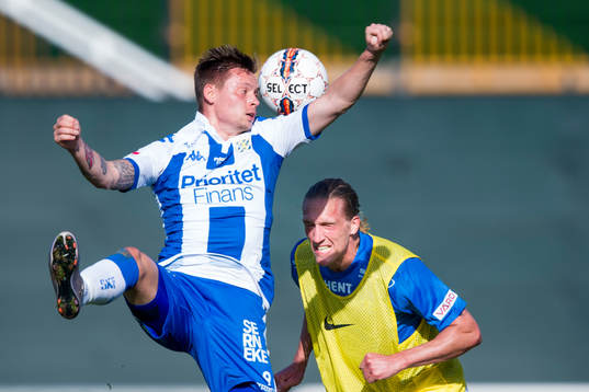 IFK Göteborgs Jakob Ankersen och Moldes Per Egil Flo