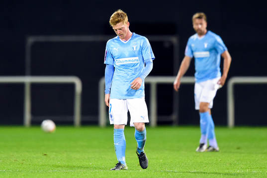 Malmö FFs Anders Christiansen deppar