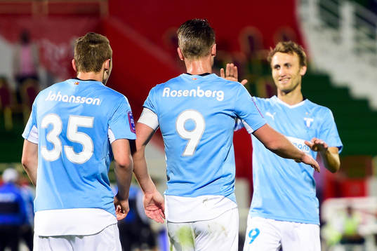 Malmö FFs Magnus Wolff Eikrem jublar