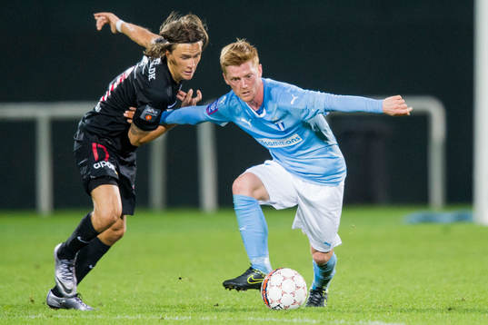Midtjyllands Kristoffer Olsson och Malmö FFs Anders