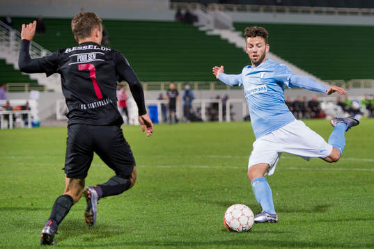 Midtjyllands Jakob Poulsen och Malmö FFs Erdal Rakip