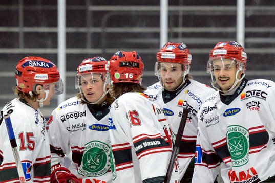 Kristianstads spelare jublar