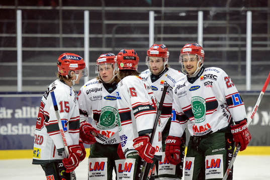 Kristianstads spelare jublar