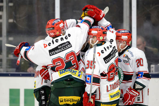 Kristianstad spelare jublar