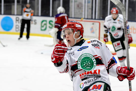 Kristianstads Thom Flodkvist jublar