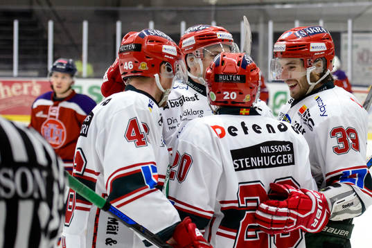 Kristianstads spelare jublar