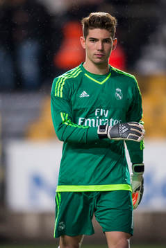 Real Madrids målvakt Luca Zidane