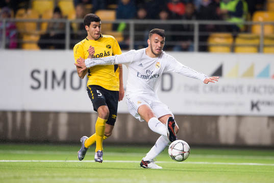 Real Madrids Alex Martín och Elfsborgs Rami Kaib