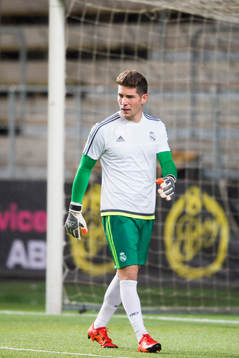 Real Madrids målvakt Luca Zidane