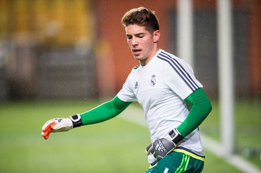Real Madrids målvakt Luca Zidane