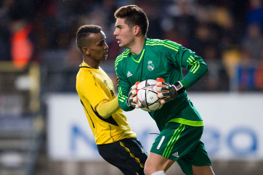 Real Madrids målvakt Luca Zidane