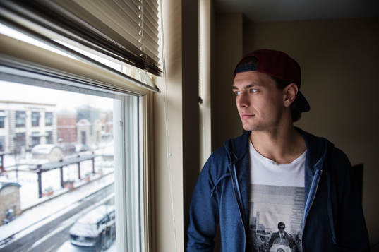 Daniel Zaar, ishockeyspelare i AHL-laget Lake Erie Monsters
