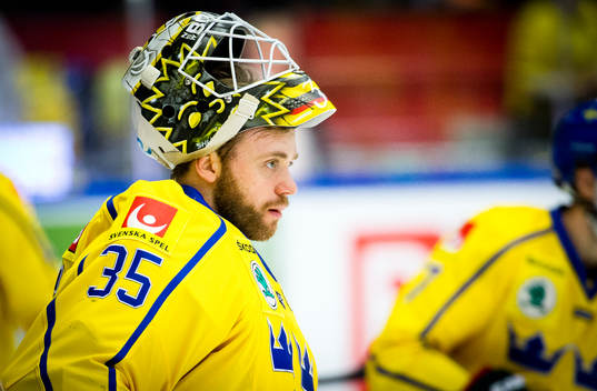 Sveriges målvakt Markus Svensson