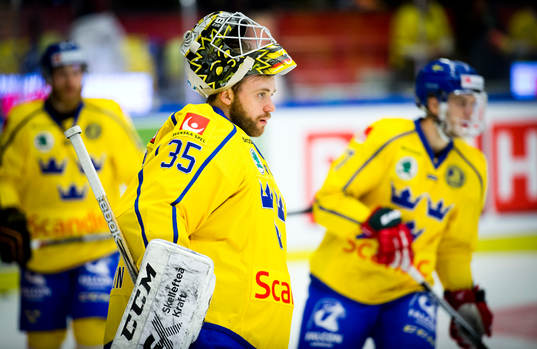 Sveriges målvakt Markus Svensson