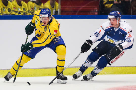 Sveriges John Persson och Finlands Perttu Lindgren