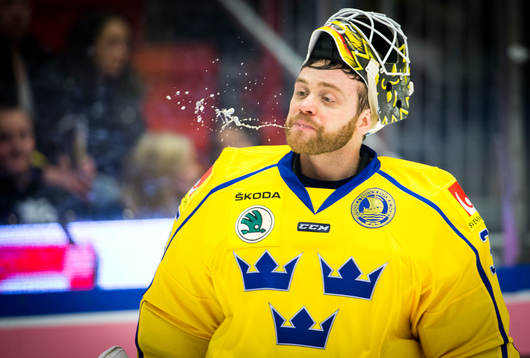 Sveriges målvakt Markus Svensson