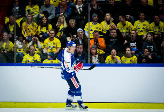 Finlands Harri Pesonen gör 3-1 och jublar