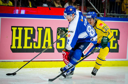 Finlands Harri Pesonen och Sveriges Magnus Nygren