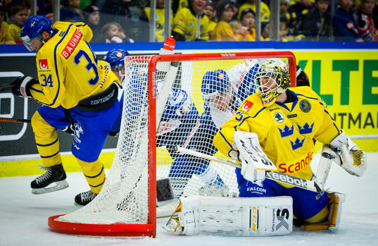 Sveriges målvakt Markus Svensson