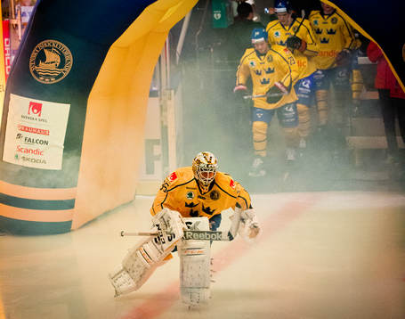 Sveriges målvakt Markus Svensson