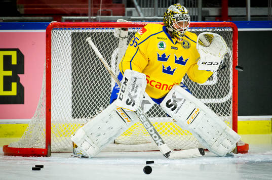 Sveriges målvakt Markus Svensson