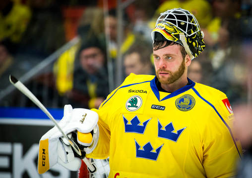 Sveriges målvakt Markus Svensson