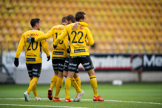 Elfsborgs spelare jublar