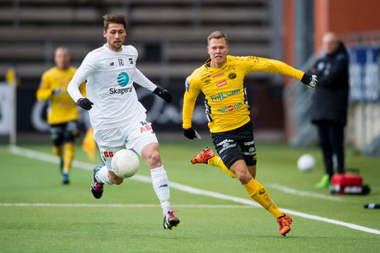 Elfsborgs Viktor Claesson och Odds Fredrik Semb