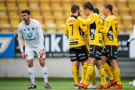 Elfsborgs spelare jublar