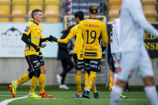 Elfsborgs Lasse Nilsson jublar
