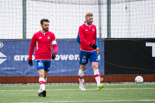 Örgrytes Björn Anklen och Fredrik Björk  deppar