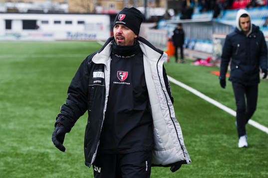 Trollhättans tränare Stefan Vennberg