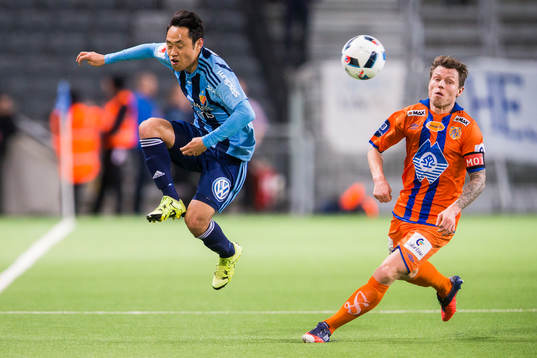 Djurgårdens Seon-Min Moon och Ålesunds Björn Riise