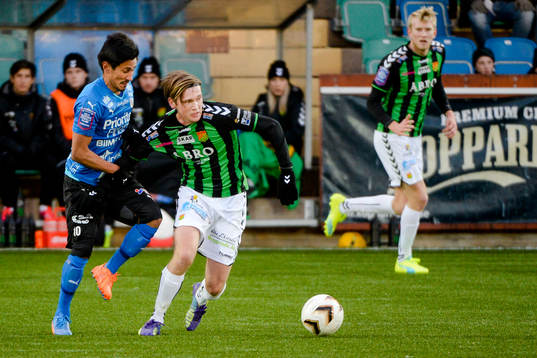 Halmstads Antonio Rojas och GAIS Arnar Bragi Bergsson