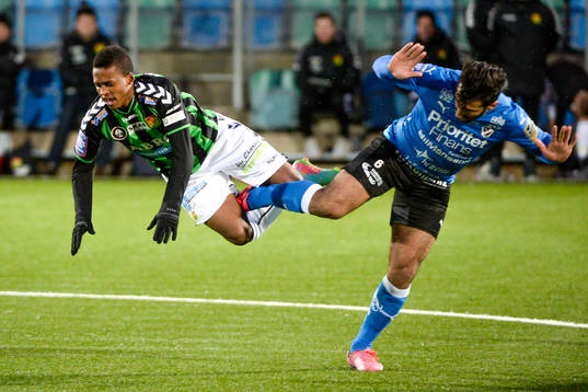 Halmstads Mohammed Ali Khan fäller GAIS Luther Singh