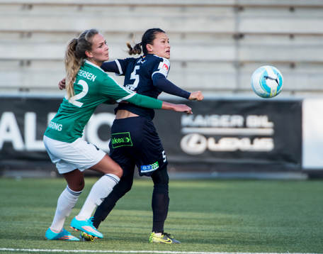 Fortuna Hjørrings Frederikke Thøgersen mot Rosengårds
