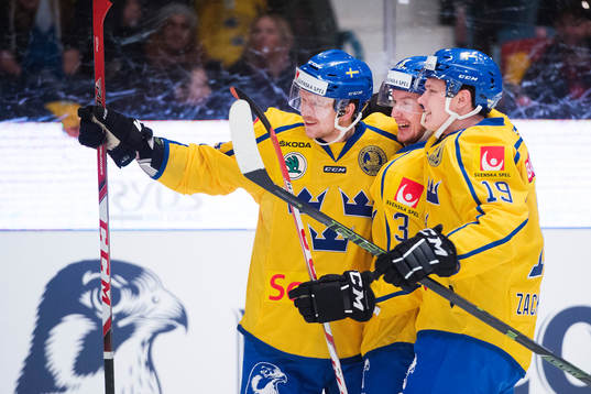 Sveriges Tim Heed, Niclas Burström och Patrik Zackrisson
