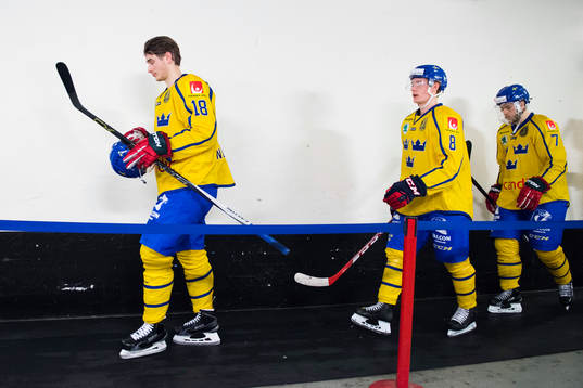 Sveriges Johan Sundström, Gustav Forsling och Oscar