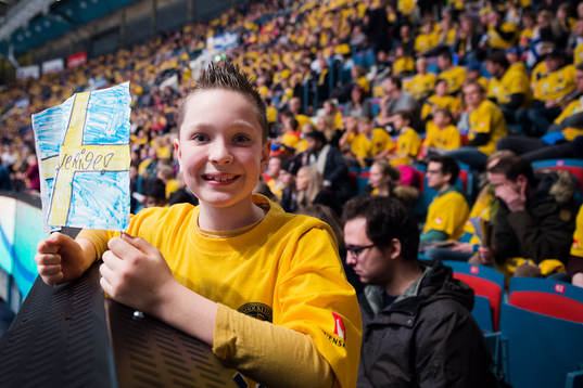 En ung supporter