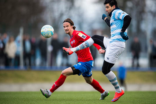 Helsingborgs Linus Hallenius och Helsingörs Dia Raofat