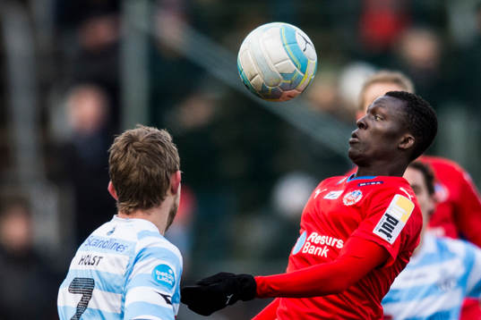 Helsingborgs Lalawélé Atakora och Helsingörs Anders Holst