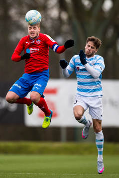 Helsingborgs Johan Mårtensson och Helsingörs Mikkel