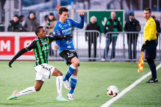 GAIS Luther Singh och Halmstads Adnan Kojic