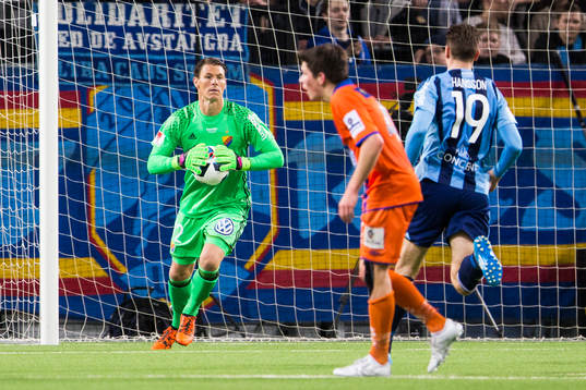 Djurgårdens målvakt Kenneth Høie