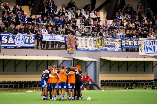 IFK Göteborg samlade innan en träningsmatch i fotboll