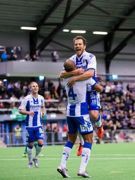 IFK Göteborgs Tobias Hysén jublar